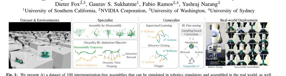 AutoMate: Specialist and Generalist Assembly Policies over Diverse Geometries figure