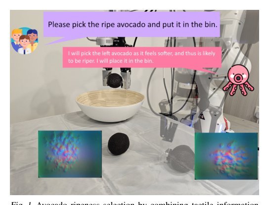 Octopi: Object Property Reasoning with Large Tactile-Language Models figure