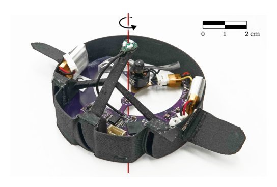 A Single Motor Nano Aerial Vehicle with Novel Peer-to-Peer Communication and Sensing Mechanism figure
