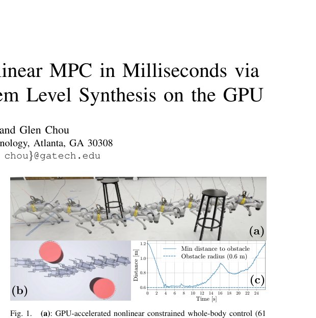 Safe Large-Scale Robust Nonlinear MPC in Milliseconds via Reachability-Constrained System Level Synthesis on the GPU figure