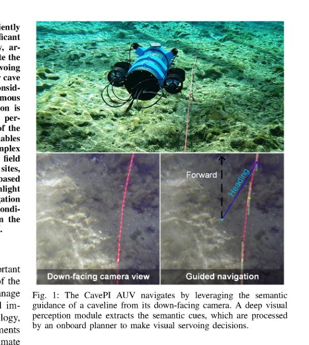 Demonstrating CavePI: Autonomous Exploration of Underwater Caves by Semantic Guidance figure