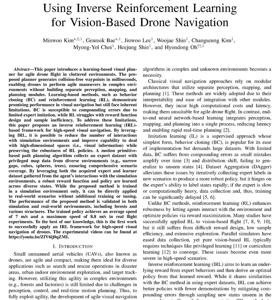 RAPID: Robust and Agile Planner Using Inverse Reinforcement Learning for Vision-Based Drone Navigation figure