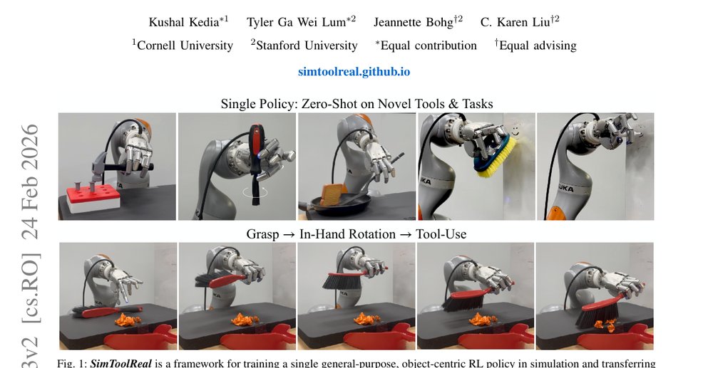 SimToolReal: An Object-Centric Policy for Zero-Shot Dexterous Tool Manipulation figure