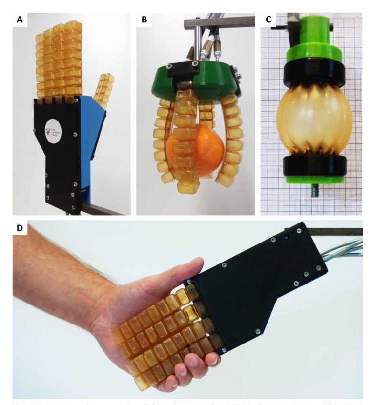 Self-healing soft pneumatic robots Figure 1