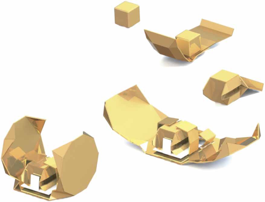 Robotic metamorphosis by origami exoskeletons Figure 1
