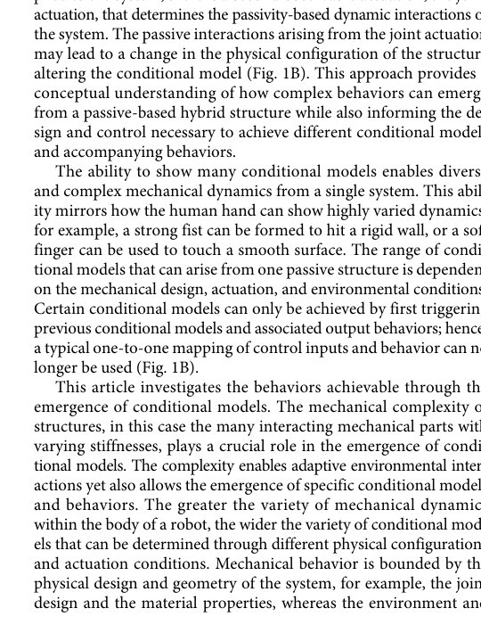 An anthropomorphic soft skeleton hand exploiting conditional models for piano playing Figure 1