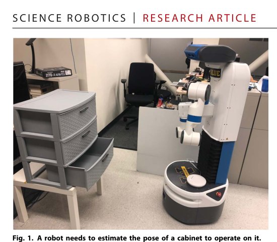 Efficient nonparametric belief propagation for pose estimation and manipulation of articulated objects Figure 1