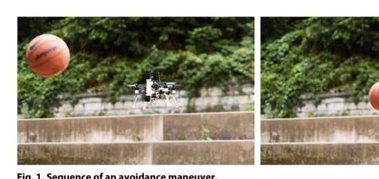 Dynamic obstacle avoidance for quadrotors with event cameras Figure 1