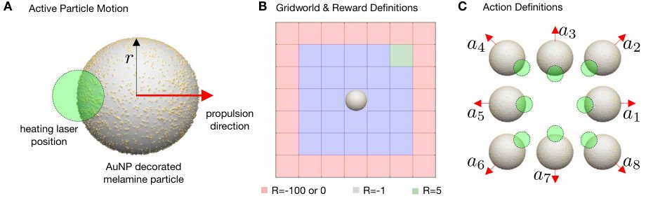 Reinforcement learning with artificial microswimmers Figure 1