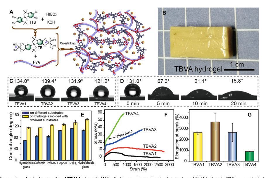 Electrically programmable adhesive hydrogels for climbing robots Figure 1