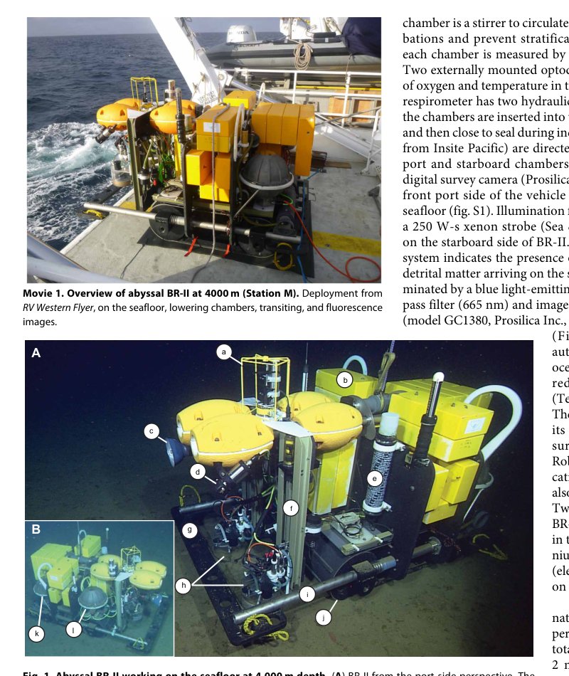Abyssal Benthic Rover, an autonomous vehicle for long-term monitoring of deep-ocean processes Figure 1