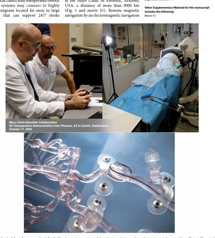 Remote magnetic navigation enables precision telesurgery Figure 1