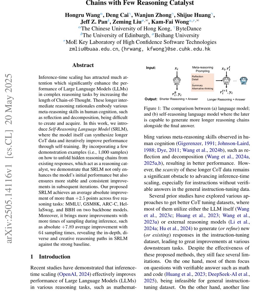 Self-reasoning Language Models Figure 1
