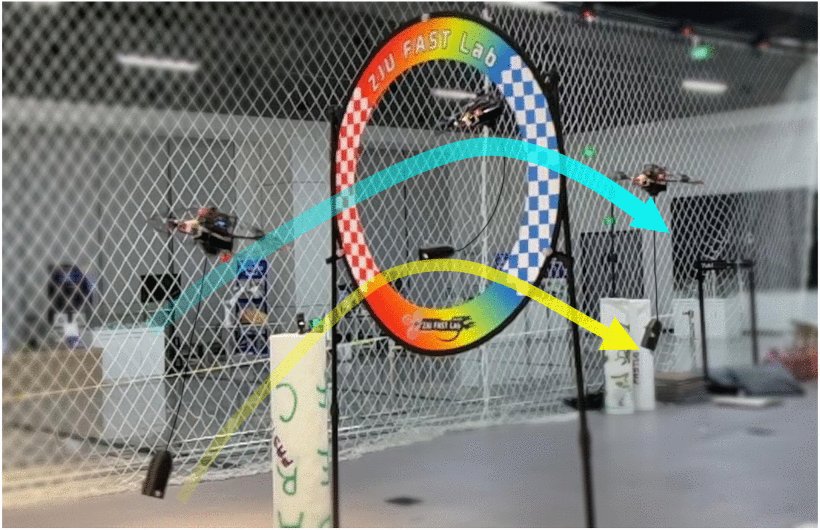 Impact-Aware Planning and Control for Aerial Robots With Suspended Payloads Figure 1