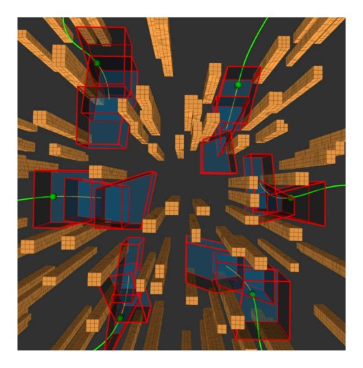 High-Speed Motion Planning for Aerial Swarms in Unknown and Cluttered Environments Figure 1