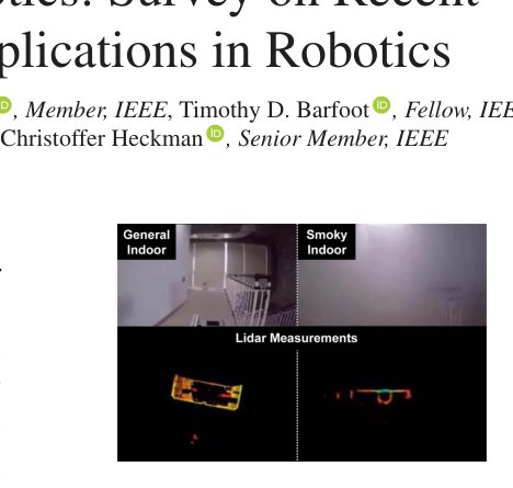 A New Wave in Robotics: Survey on Recent MmWave Radar Applications in Robotics Figure 1
