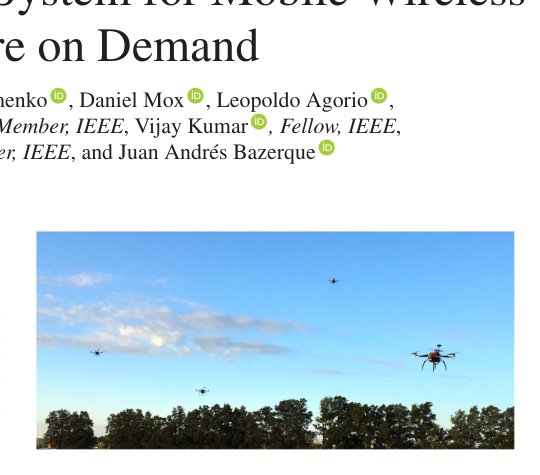 A Networked Multiagent System for Mobile Wireless Infrastructure on Demand Figure 1
