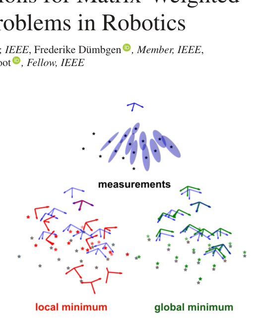 On Semidefinite Relaxations for Matrix-Weighted State-Estimation Problems in Robotics Figure 1