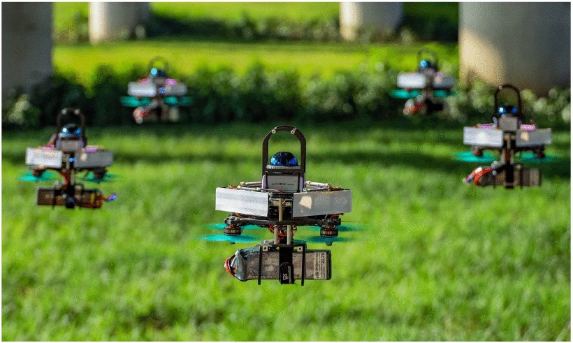 Swarm-LIO2: Decentralized Efficient LiDAR-Inertial Odometry for Aerial Swarm Systems Figure 1