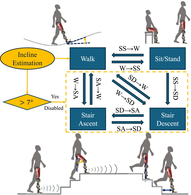 Ambilateral Activity Recognition and Continuous Adaptation With a Powered Knee-Ankle Prosthesis Figure 1