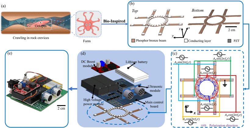 Design, Modeling, and Experiment of a 3-DoF Miniature Plate Piezoelectric Robot Figure 1