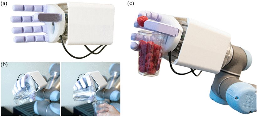 A Cable-Driven Soft Robotic Hand With an In-Hand RGB-D Camera for Dexterous Grasping and Manipulation Figure 1